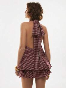 Women Midi Dresses - 黑色 - 查看 3