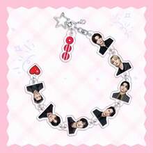 JK, J-HOPE, JIMIN, V, JIN, RM <ARIRANG> 壓克力鑰匙圈，背包配件，書包掛勾，黑色系列，演唱會與見面會必備粉絲周邊，每位成員鑰匙圈，ARMY 專屬 - 彩色 - 查看 3