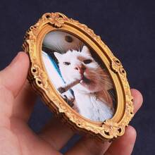 1pc Funny Rabbit Pattern Wooden Fridge Magnet, Suitable For Home Refrigerator And Mailbox Decoration Craft Gift! - 1 Piece Of White Cat Cigarettes - View 5