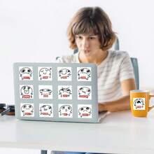 500/1000/1500pcs 14 Styles Of Abstract Little Kid Loop Stickers, Funny Prank Stickers, Can Be Used For Decorating Your Computer, Phone Back, Or Playfully Pranking Friends - Multicolor - View 2