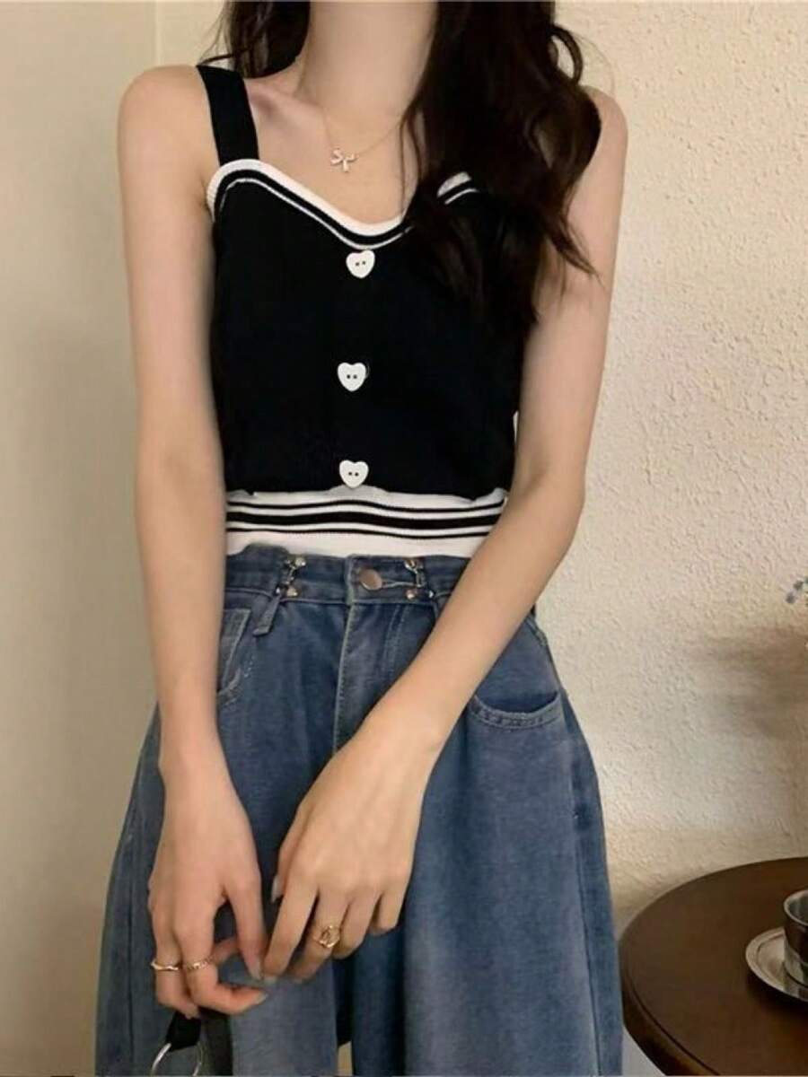 Women Tank Tops & Camis - Black - View 1