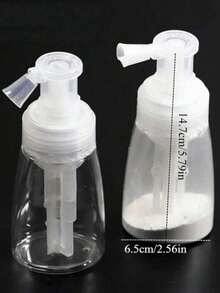 1pc Multi-Purpose Powder Spray Bottle, Home And Beauty Dual-Use Multifunctional Tool, Plastic Fine Mist Design, Leak-Proof And Portable, Suitable For Nail Glitter, Kitchen Seasoning, Hair Powder, Etc., Refillable, Suitable For Home, Travel, Hair Salon And Kitchen Scenes, Powder Spray Bottle, Travel Dispenser Spray Bottle, Plastic Portable Refillable Spray Bottle For Nail Glitter, Kitchen Pepper Powder - Multicolor - View 5