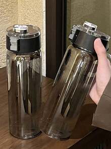1個可攜式大容量透明杯，適用戶外、旅行、運動、辦公室，啤酒杯、冰咖啡杯、可愛果汁杯、茶杯、吸管杯，適合調酒、威士忌、茶飲，適合作為禮物 - 彩色 - 查看 3