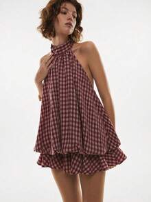 Women Midi Dresses - 黑色 - 查看 5