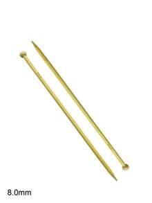 35cm Natural Bamboo Single Point Knitting Needles, 2pcs/Pack, 12 Sizes Available, Smooth & Lightweight Knitting Tool, Suitable For Home DIY And Women Knitting Enthusiasts, For Scarf, Sweater Hand Knitting - 35cm Bamboo White Double-pointed Knitting Needle - View 11