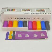 Memory Bottle Color Matching Floor Game, Educational Matching Toy For Kids, Color Recognition Cognitive Game For Classroom Icebreaker Family Gathering Birthday Christmas Gift - 彩色 - 查看 10