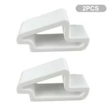 Tope de puerta y ventana de plástico duradero, cuña de bloqueo de riel desmontable de uso múltiple, tope de puerta para oficina - Multicolor - Ver 14