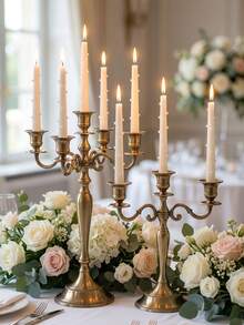 Nordic Pearl Handle Long Stem Fragrance Candle, 2.2cm Diameter, Pearl Design Tapered Tip, Smokeless Soy Wax, Suitable For Home Indoor Decor, Holiday Parties And Photography Props - Nordic Style - View 7