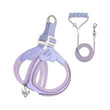 Pet Harnesses - Yellow Chest and Back Brace With Rope - View 20