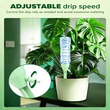 1/3/5/10 個可調節植物自動澆水尖頭滴灌器,慢釋水滴頭,適用於度假與日常使用 - A - 查看 5