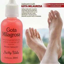 Gota Milagrosa Para Os Pés 30ml Combate Ressecamento e Rachaduras - Natty Vida - Rosa empoeirado - Visão 5