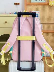 New Back To School & Graduation Season Elegant Cute Fashion Versatile Couple Travel Large Capacity Multifunctional Backpack (Accessories Not Included) - Multicolor - View 4