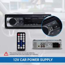 全功能汽車多媒體MP3播放器，含FM收音機、ISO電源接口、AUX輸入接口、USB接口，多色可選通用汽車收音機 - A - 查看 8