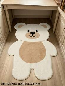 1 pieza Nueva llegada de verano, alfombra absorbente, suave y amigable con la piel, alfombra de oso de dibujos animados 3D de pie junto a la cama, alfombra decorativa de caliente de verano, alfombra decorativa, decoración de dormitorio, alfombra pequeña, alfombra, decoración del hogar, alfombra de sala de estar, alfombra pequeña de sala de estar, alfombra de dormitorio, decoración del hogar de sala de estar, alfombra de exterior, alfombra lavable - Multicolor - Ver 10