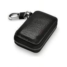 Men's Keybag Car Key Car Key Chain Keychain Holder Metal Hook And Keyring Zipper Bag For Remote Key Car Key Pouch Dad's Gift Mother's Gift A,Keyholder - Multicolor - View 13