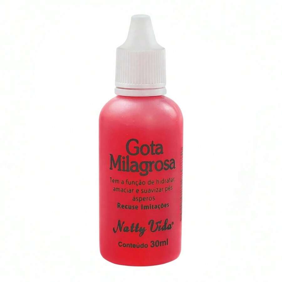 Gota Milagrosa Para Os Pés 30ml Combate Ressecamento e Rachaduras - Natty Vida - Rosa empoeirado - Visão 1