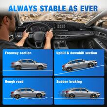 Nilight Dash Cover Compatible With Honda Civic 2022 2023 2024 2025, Custom Fit Suede Dashboard Mat Non‑Slip Sunshade Glare Protector Interior Accessories Black - 2022-2024 - View 9