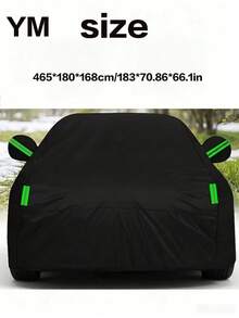 Thickened Fabric Car Cover, Full Surround Design For Dust, Sun, Rain And Snow Protection, Blocks UV Rays To Insulate And Cool Down Car Interior, Windproof, Scratch Resistant And Tear Resistant, All-Round Protection For Outdoor Parking, - Silver - View 26