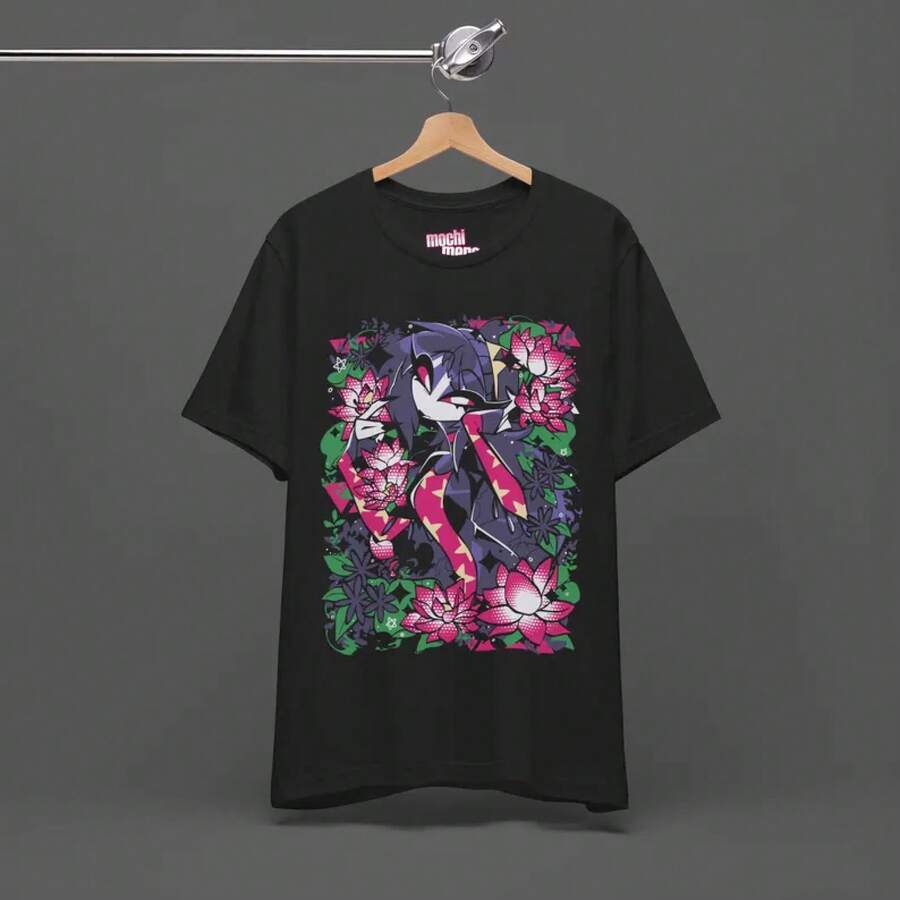 Tee - Octavia Tshirt - Owl Goetia Shirt - Adult Cartoon Shirt - 黑色 - 查看 1