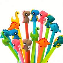 50pcs Animal Shaped Gel Pens, Office Signature Pens, Holiday Small Gifts, No Paper Jam - Suitable For Notes, Homework And Office Use - Multi-Color Assortment - A - View 7