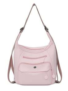 Women's Fashion Backpack Suitable For Daily Outings, Travel, Shopping And Strolling - Yellow - View 2