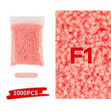2.6mm Sundymot Fuse Beads, 1000PCS+ Red F Series Color Independent Packaging, Anti-Spill, DIY Pendant Keychain, Jewelry Making Craft Material, Graduation Season Back To School, Christmas, Party Birthday Gift, Multi-Color 2.6mm Melt Beads Bulk Refill Kit - 2.6mm Puzzle Beads - View 34