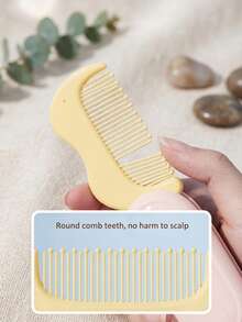 3/1 pieza Peine portátil plegable mini de bolsillo, dientes de doble uso seco & húmedo antiestáticos, puntas redondeadas suaves para masaje del cuero cabelludo sin tirar del cabello, opciones de colores macaron, con estuche de almacenamiento para evitar suciedad y polvo, peine pequeño esencial para viajes, viajes de negocios, bolsa de maquillaje, dormitorio de estudiantes, desplazamientos, peinado, arreglo de flequillo, uso doméstico, salidas al aire libre, accesorio para el cabello compacto y ahorrador de espacio - Plegable - Ver 5