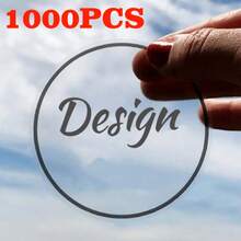 1~1000 miếng nhãn dán tùy chỉnh, nhãn doanh nghiệp cá nhân hóa, decal & biển báo tùy chỉnh, nhãn dán đám cưới sinh nhật rửa tội, quay lại trường học - Nhiều màu - Xem 10