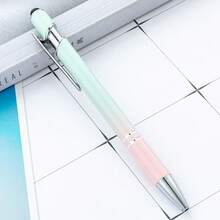 1/5/8/12支客製化二合一可伸縮觸控筆，金屬觸控頭，1.0mm黑色墨水，適用於辦公與學校用品，書寫筆，廣告活動客製化促銷筆 - 彩色 - 查看 18