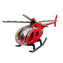 Best-Selling Realistic Alloy Helicopter Model, Multiple Colors Available, Q-Version Miniature Metal Helicopter Toy, Desktop Ornament, Suitable For Office And Home Decor, Aircraft Model - Multicolor - View 7