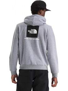 THE NORTH FACE Men's Evolution Box NSE Hoodie| Sweatshirt With 2 Piece Hood, Adjustable Drawcord, Kangaroo Hand Pocket-Father's Day EIRJ - Tnf Blekgrå Ljung - Visa 1