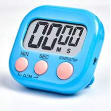 1pc Multifunction Electronic Timer, Magnetic Digital Timer, Large LCD Display, Countdown Timer With Sound/Mute Switch, Widely Used For Break Time, Cooking, Fitness, Meetings, Classrooms, Timer Gift, Apartment Essential, College Dorm Essential (New And Old Models Randomly Shipped) - Multicolor - View 11