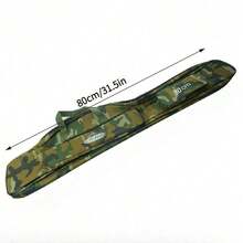 Foldable Fishing Tackle Storage Bag, Available In Multiple Sizes From 80cm To 150cm, Suitable For Fishing, Camping, Hiking, Travel-Specific Fishing Rod Storage Bag. - Double-layer Military Green Improved Banana Bag - View 6