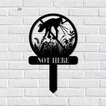 2DFLAT "No Dog Urinating" Acrylic Yard Sign - Humorous Pet Home Decor, Suitable For Garden And Lawn - A - View 5
