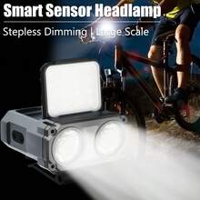1PC LED Headlight Rechargeable Portable Rotating Hunting Flashlight For Outdoor Camping Fishing Home Lighting - Headlamp - View 2