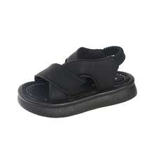 Sandal Olahraga Sol Lembut Musim Panas Terbaru untuk Anak Perempuan, Sepatu Pantai untuk Anak-anak dan Remaja Putri - Hitam - View 6