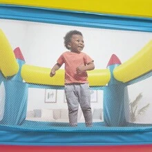Royal Inflatable Bouncy Castle For Children + Hand Pump - Red - View 6