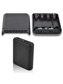 Detachable 4-Section 18650 Battery Box, Small-Capacity Powerbank Kit, Solderless Portable Power Bank Kit - Multicolor - View 5