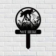 2DFLAT "No Dog Urinating" Acrylic Yard Sign - Humorous Pet Home Decor, Suitable For Garden And Lawn - A - View 2