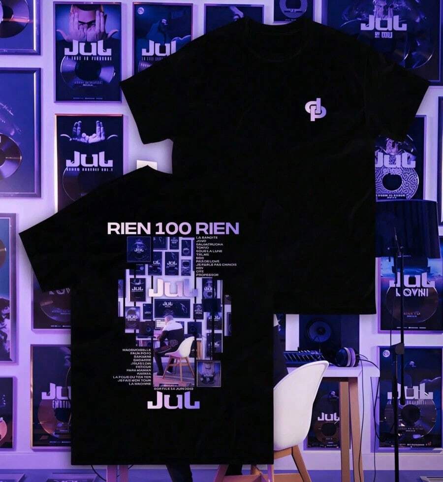 T-Shirts Hommes - Noir - Voir 1