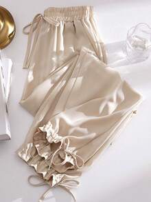 Women Pants - Apricot - View 7