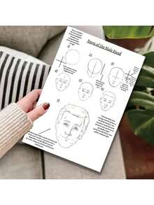 1PC, How To Draw 24-Day Tutorial: Practice Drawing Patterns In One Month With Simple And Easy-To-Follow Steps And Instructions, A Guide For Adult Beginners To Learn Sketching And Shading (No Pen),Enhancing Creativity, Beautifully Designed - Single Piece - View 7