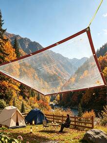 Outdoor Waterproof Tarp, Waterproof Canvas, Greenhouse Plant Cover And Rain Shelter; Wear-Resistant, Anti-Aging And Multi-Functional. Suitable For Garden, Outdoor Camping And Protection. - Multicolor - View 5