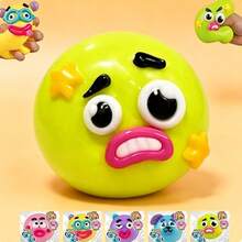 新款 Smushers Squishy-Curiosities 狗臉捏捏玩具，柔軟慢回彈壓力舒緩玩具，緩解壓力與焦慮，可愛狗臉感官指尖玩具，成人焦慮舒緩 - 彩色 - 查看 12