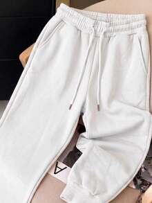 Women Sweatpants - White - View 2