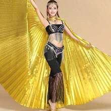 Adult Colored Belly Dance Wings, Belly Dance Wings With Telescopic Poles, Dance Costumes And Props, Suitable For Dance Performances And Capes, Performance Props, Fairy Cosplay, Butterfly Wings, Party Performances, Graduation Ceremonies. - One Size Fits All - View 6