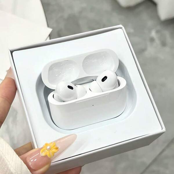 便攜式 TWS 無線耳機，搭載 ENC 降噪、沉浸式空間音效、360° Hi-Fi 立體聲、觸控操作，Lightning 充電盒，相容 iPhone、筆記型電腦、Android 手機