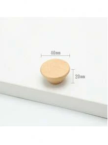 Pegangan Furnitur Kayu Minimalis Modern Warna Kayu Alami Tarikan Laci Lemari Dapur Aksesori Perangkat Keras Furnitur Kayu Solid - pohon beech - View 14
