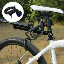 1pc Stainless Steel Bicycle/Motorcycle Lock With 2 Keys - Multicolor - View 5