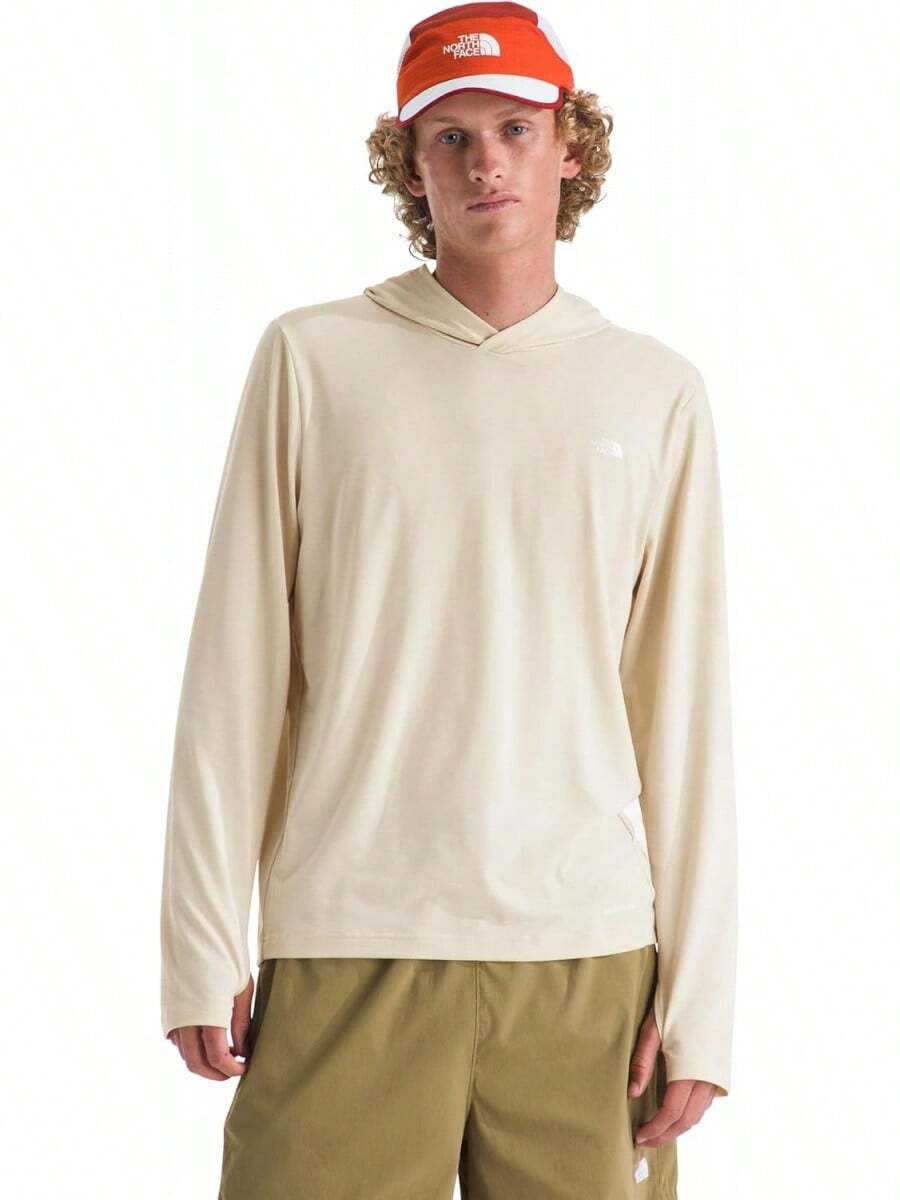 THE NORTH FACE Men's Adventure Sun Hoodie | Light & Breathable With Upf 40+ Sun Protection & 3-Piece Hood-Father's Day P4BT - Desert Stone - View 1
